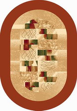 Ковер DA VINCI_d143, 3*5, OVAL, PINK